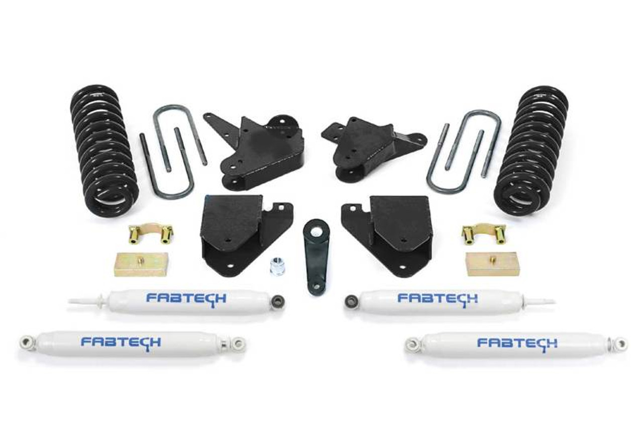 Fabtech 08-10 Ford F250 2WD V8 Gas 6in Basic Sys w/Perf Shks - K20621