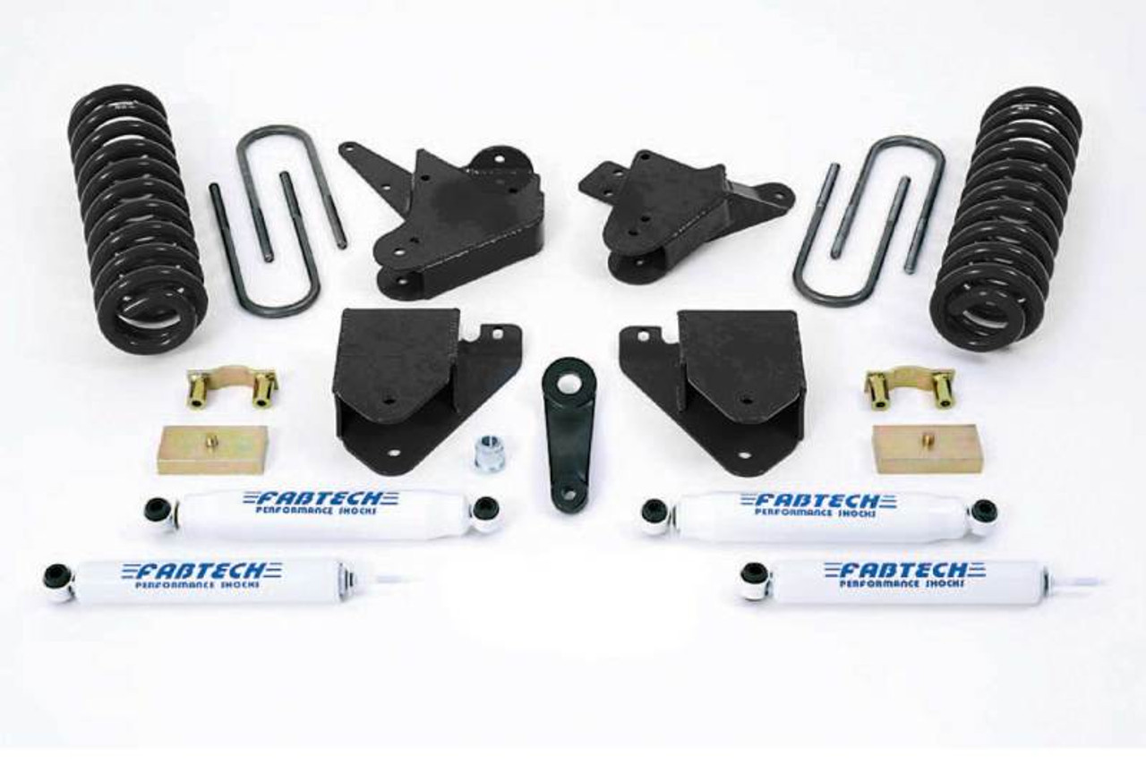 Fabtech 99-00 Ford F250/350 2WD w/Gas & 6.0L Diesel 6in Basic Sys w/Perf Shks - K2097