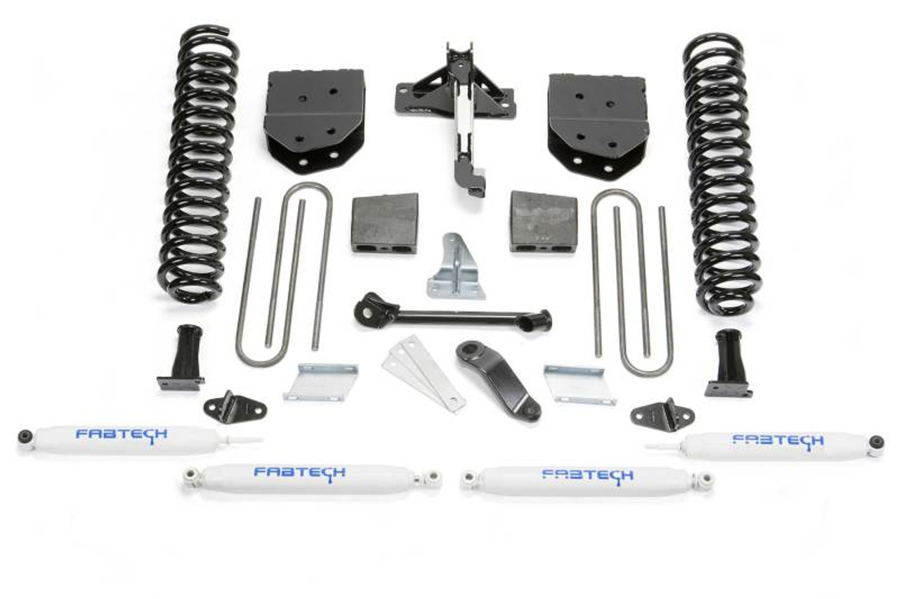 Fabtech 08-16 Ford F250 4WD 6in Basic Sys w/Perf Shks - K2118