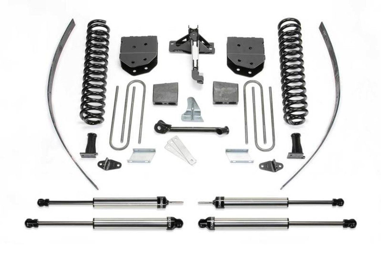 Fabtech 08-15 Ford F250 4WD w/o Factory Overload 8in Basic Sys w/Dlss Shks - K2121DL