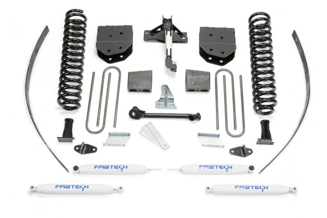 Fabtech 08-16 Ford F250 4WD w/Factory Overload 8in Basic Sys w/Perf Shks - K2122