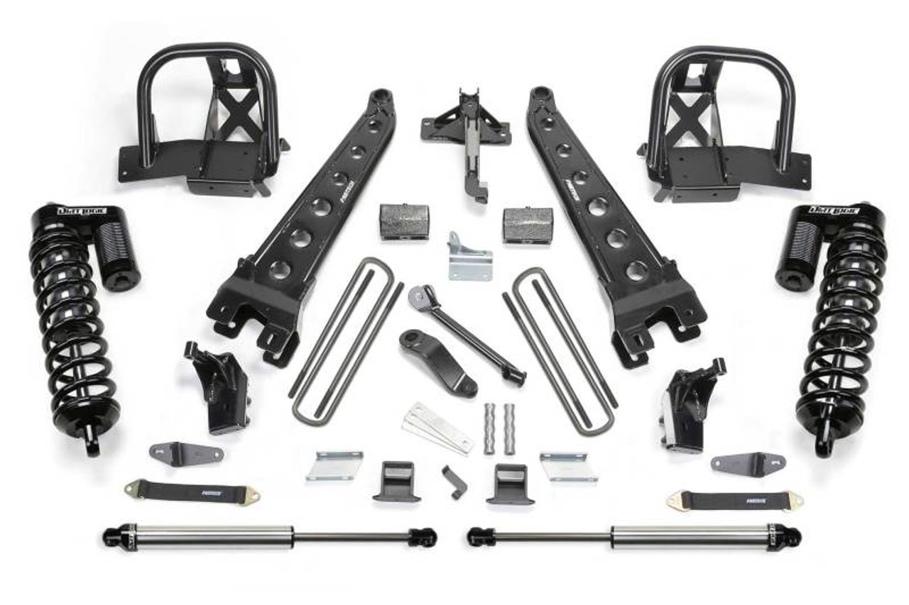 Fabtech 11-16 Ford F250 4WD 6in Rad Arm Sys w/Dlss 4.0 C/O& Rr Dlss - K2137DL