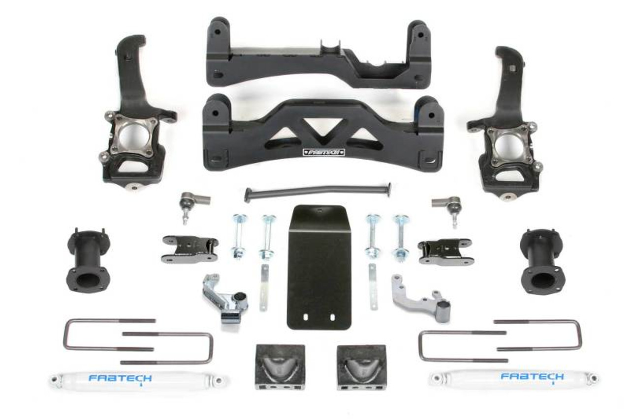 Fabtech 2014 Ford F150 4WD 6in Basic Sys w/Perf Shks - K2188