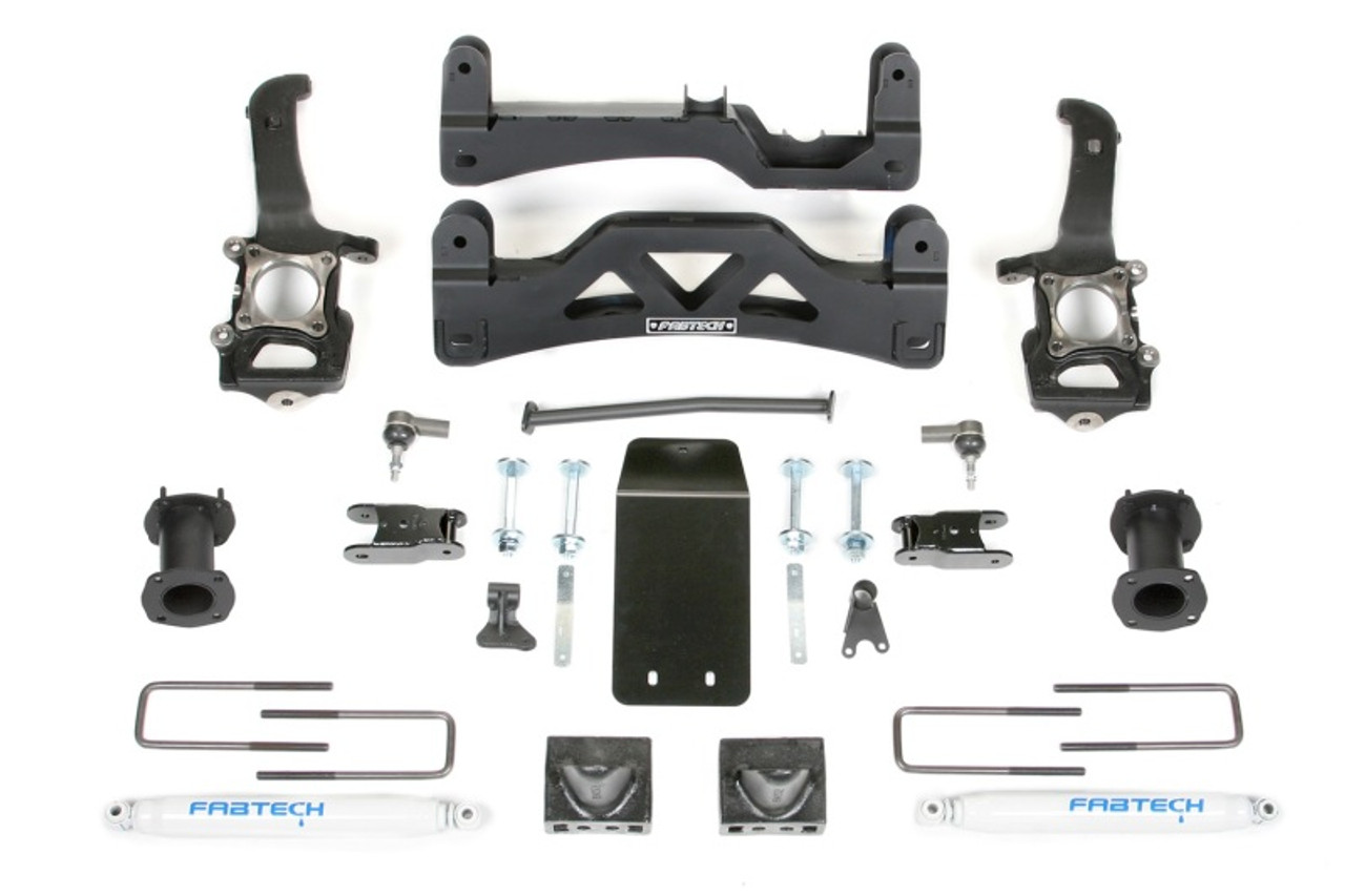 Fabtech 2014 Ford F150 4WD 6in Basic Sys w/Perf Shks - K2188