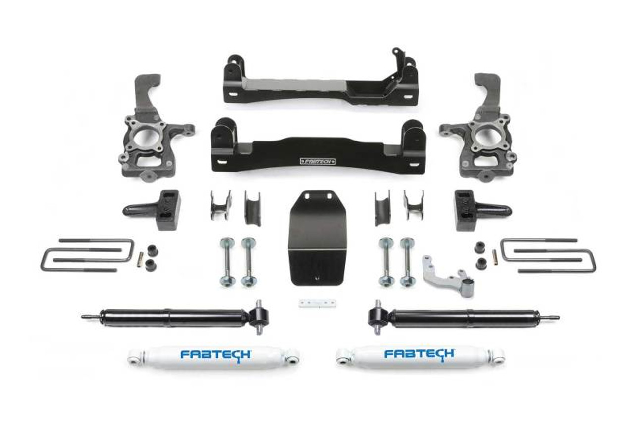 Fabtech 15-20 Ford F150 4WD 4in Basic Sys w/Rr Perf Shks - K2193