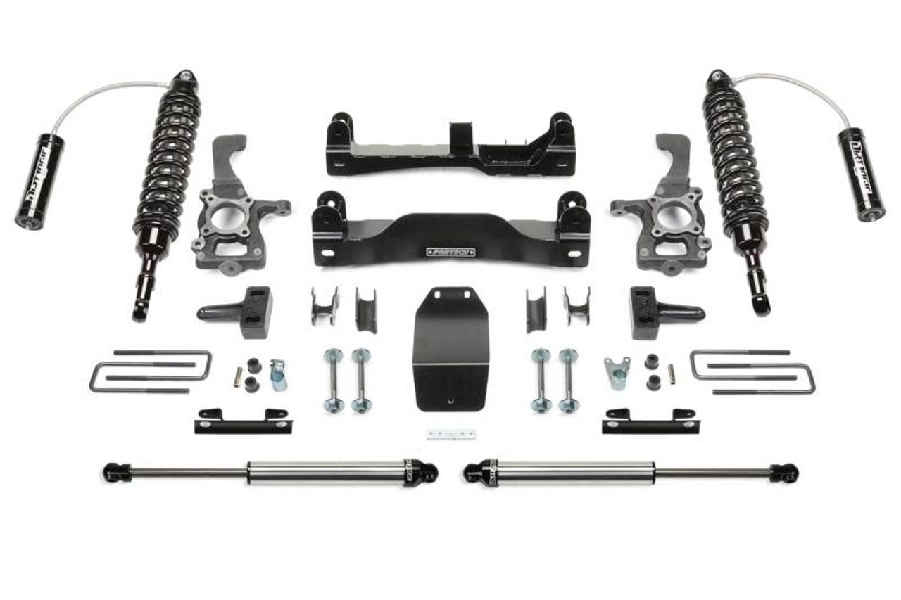 Fabtech 09-13 Ford F150 4WD 4in Perf Sys w/Dlss 2.5 C/O Resi & Rr Dlss - K2198DL