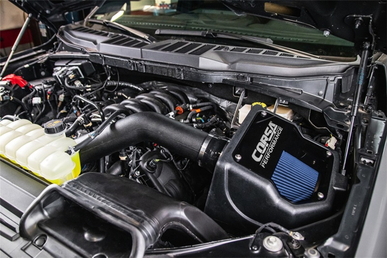 Corsa 2021-2024 Ford F150 5.0L V8 Cold Air Intake MaxFlow 5 Oiled Filter - 49150