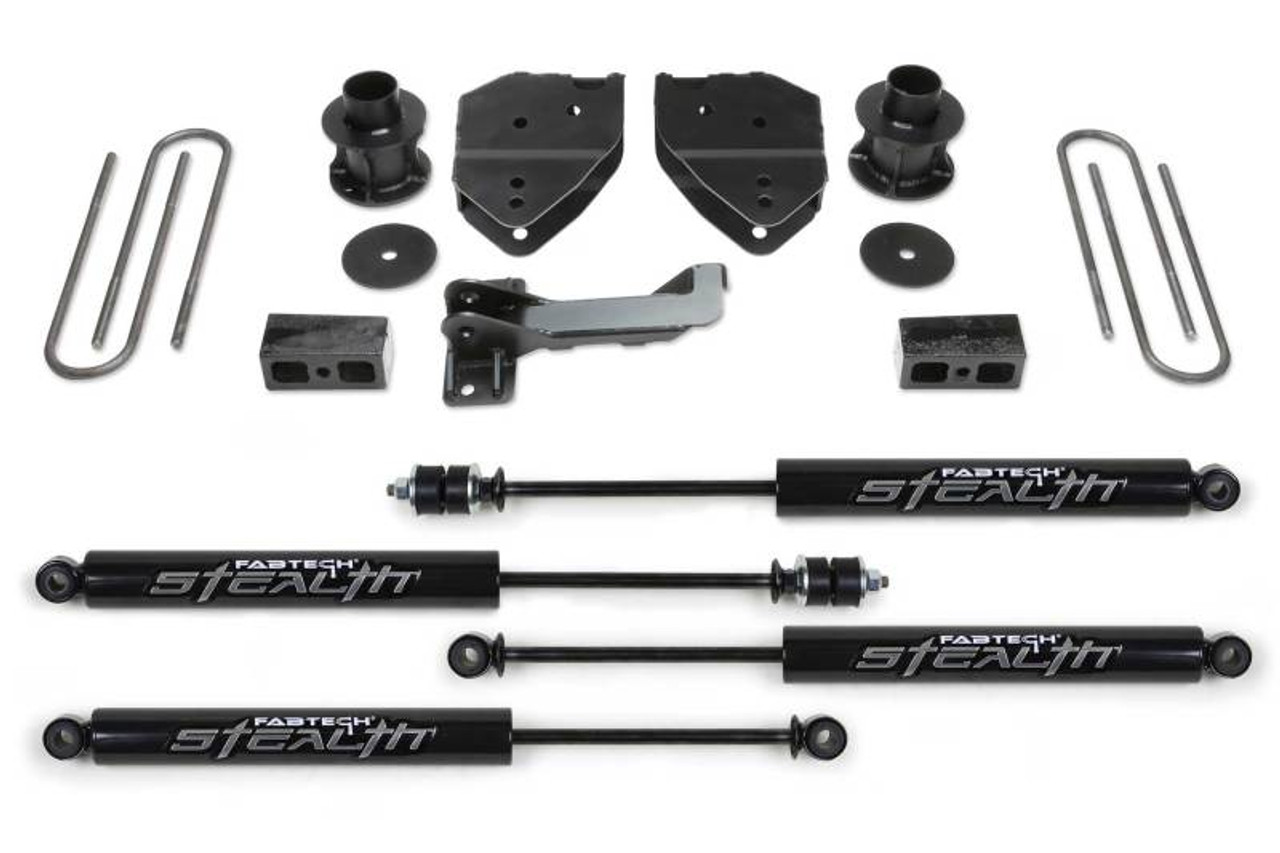 Fabtech 17-21 Ford F250/F350 4WD 4in Budget Sys w/Stealth - K2213M