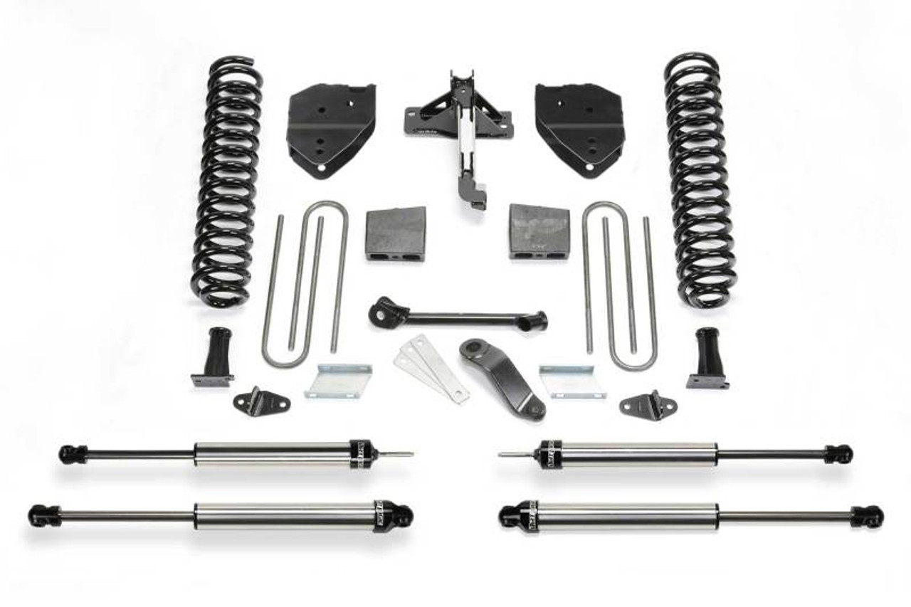 Fabtech 17-21 Ford F250/F350 4WD Diesel 4in Basic Sys w/Dlss Shks - K2214DL