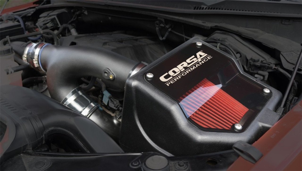 Corsa 15-20 Ford F-150 2.7L Ecoboost / 2015-2016 3.5L EcoBoost Cold Air Intake with DryTech Filter - 49627D