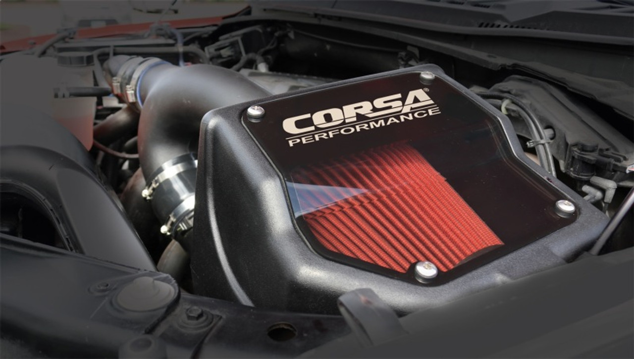 Corsa 15-20 Ford F-150 2.7L Ecoboost / 2015-2016 3.5L EcoBoost Cold Air Intake with DryTech Filter - 49627D