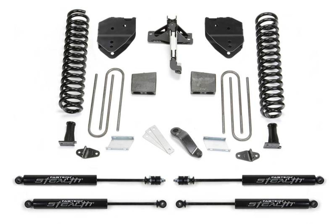 Fabtech 17-21 Ford F250/F350 4WD Diesel 6in Basic Sys w/Stealth - K2217M