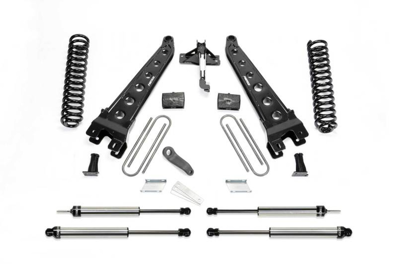 Fabtech 17-21 Ford F250/F350 4WD Diesel 6in Rad Arm Sys w/Coils & Dlss Shks - K2218DL