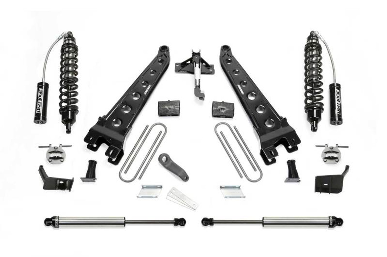 Fabtech 17-21 Ford F250/F350 4WD Diesel 6in Rad Arm Sys w/2.5 & 2.25 - K2243DL