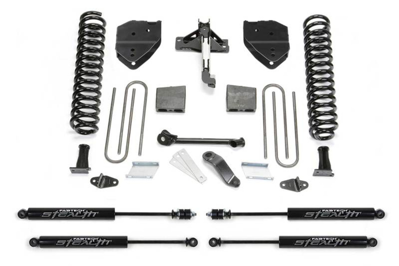 Fabtech 17-21 Ford F250/F350 4WD Gas 4in Basic Sys w/Stealth - K2252M