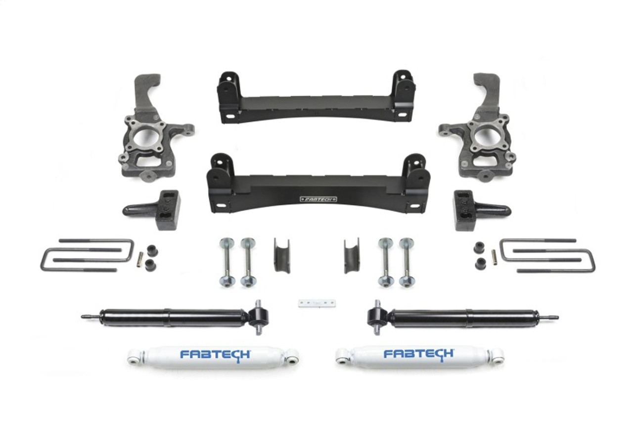 Fabtech 15-20 Ford F150 2WD 4in Basic Sys w/Rr Perf Shks - K2258