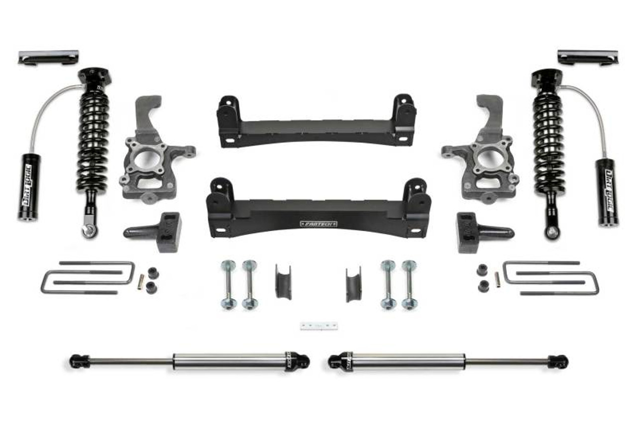Fabtech 15-20 Ford F150 2WD 4in Perf Sys w/2.5 Resi & 2.25 - K2259DL