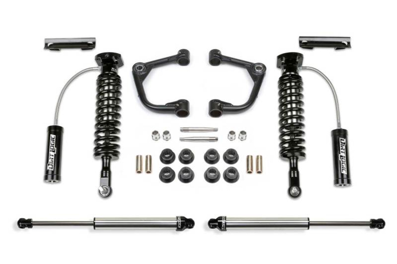 Fabtech 15-20 Ford F150 2WD 2in Uniball UCA Sys w/Dl 2.5 Resi & 2.25 - K2261DL