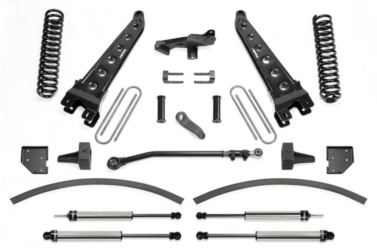 Fabtech 17-21 Ford F250/F350 4WD Diesel 8in Rad Arm Sys w/Coils & Dlss Shks - K2265DL