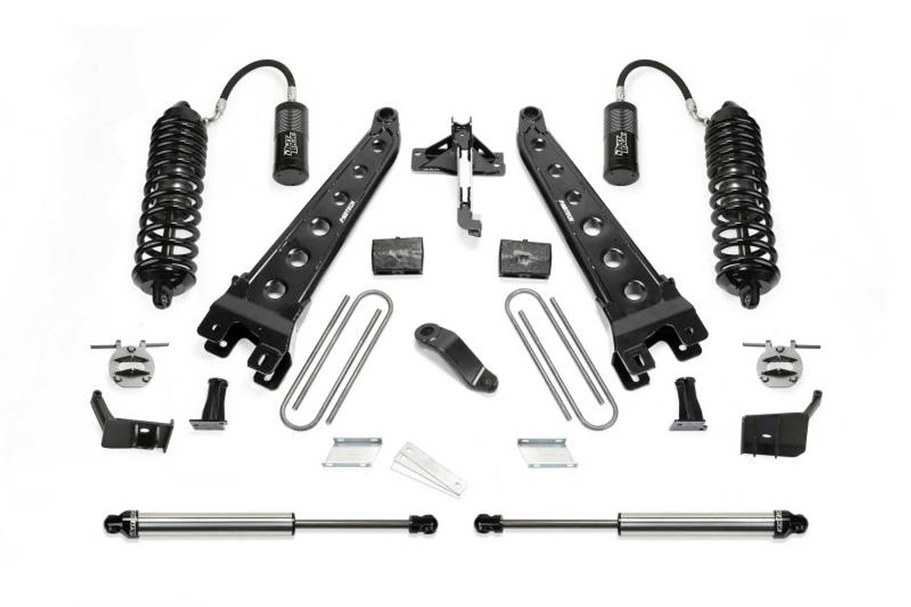 Fabtech 17 Ford F450/F550 4WD Diesel 6in Rad Arm Sys w/4.0 & 2.25Dl - K2283DL