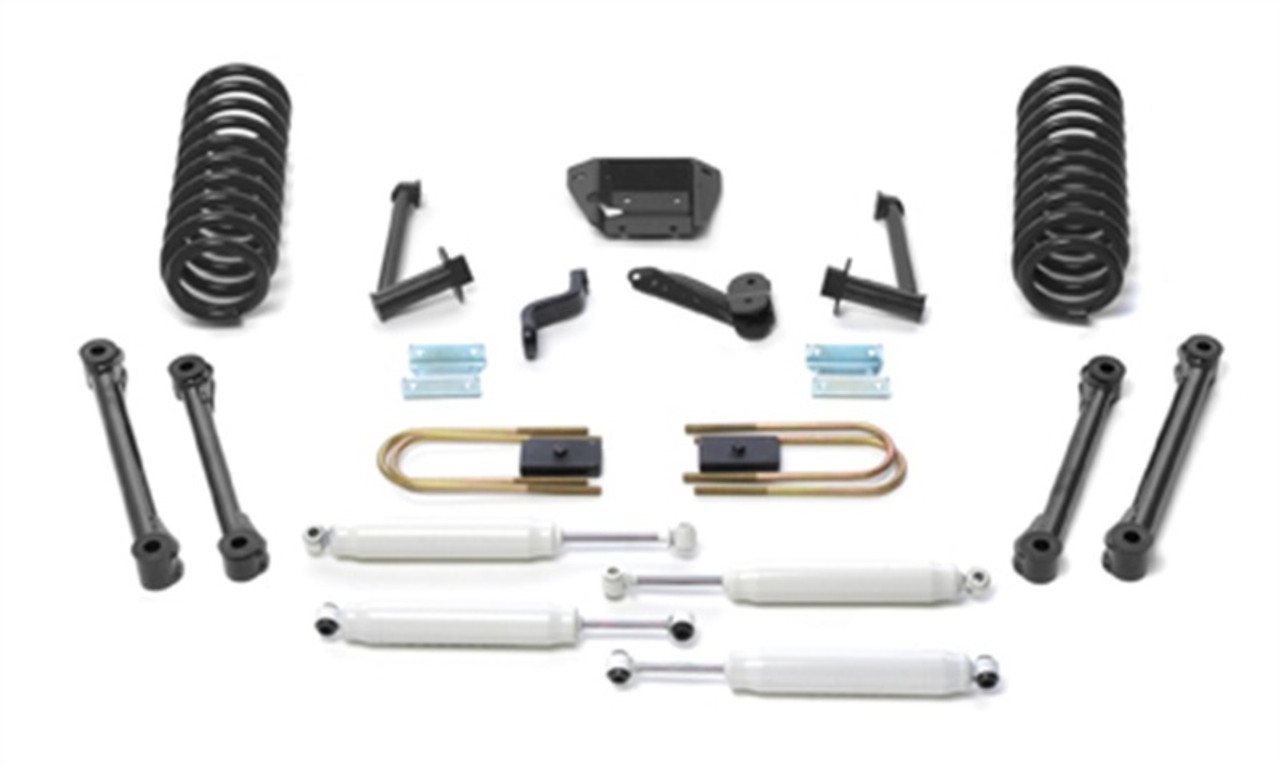 Fabtech 07-08 Dodge 2500/3500 4WD 6.7L Diesel w/Auto Trans 6in Perf Sys w/Perf Shks - K30154