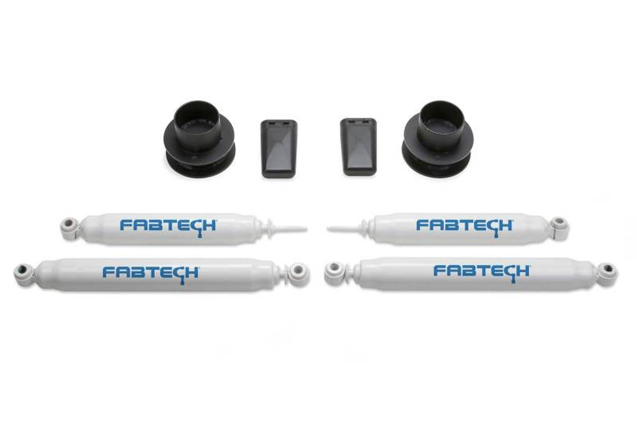 Fabtech 13-18 Ram 3500 4WD w/Factory Radius Arms 2.5in Coil Spcr Kit w/Perf Shks - K3056