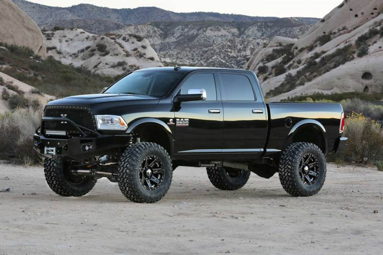 Fabtech 14-18 Ram 2500 4WD 7in Radius Arm Kit w/4.0 C/O Resi Dlss & Rr 2.25 Dlss - K3075DL