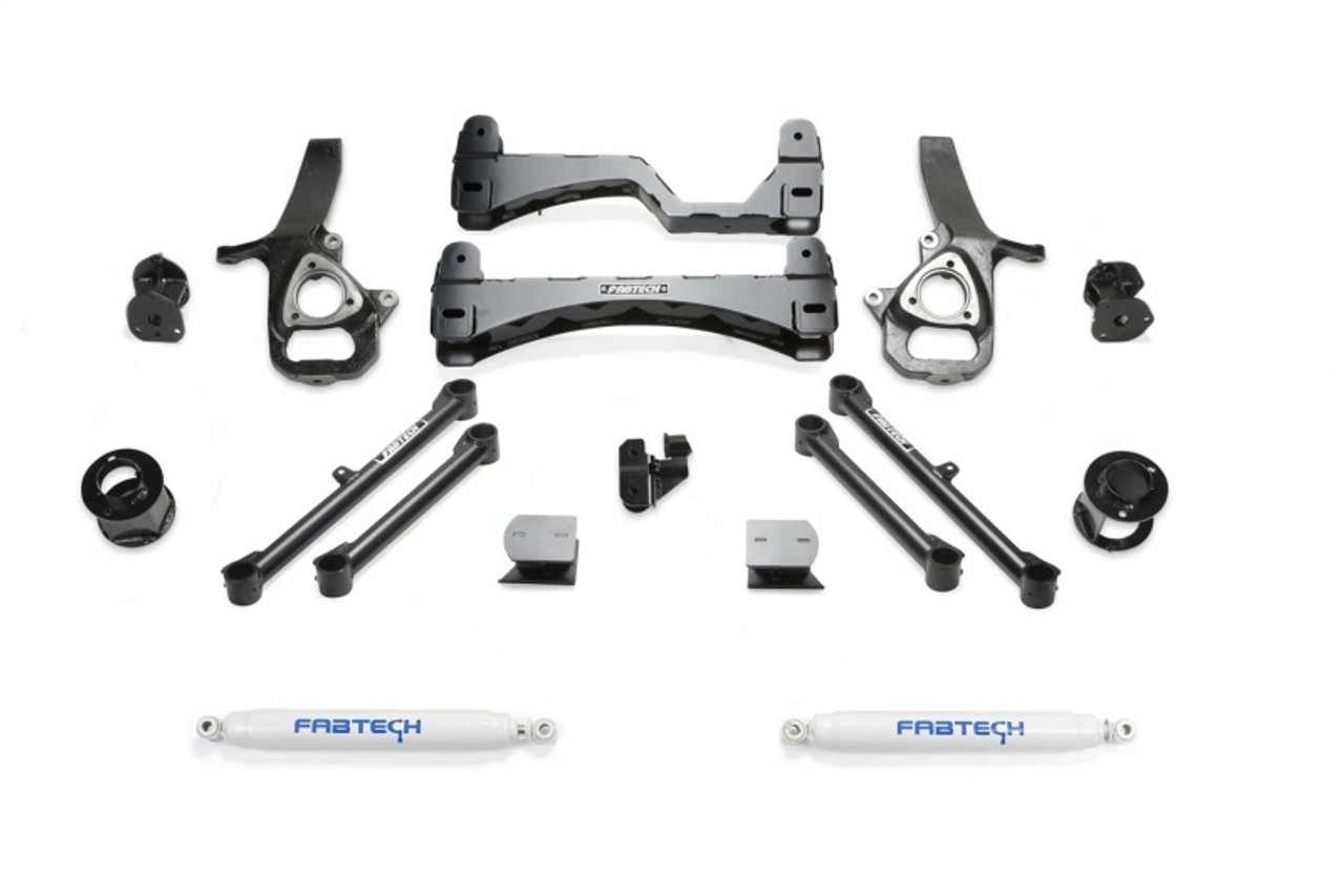 Fabtech 19-21 Ram 1500 2WD 6in Basic Sys w/Perf Shks - K3093