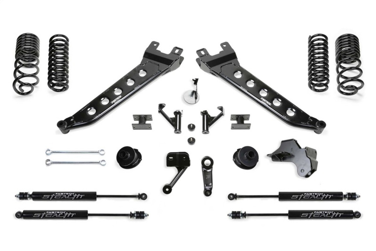 Fabtech 19-22 Ram 2500 4WD 5in Radius Arm Kit w/Stealth - K3180M