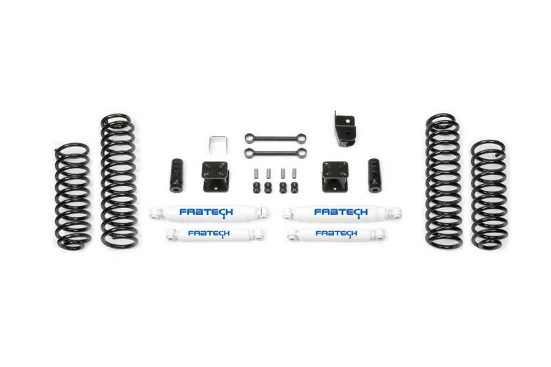 Fabtech 07-18 Jeep JK 4WD 4-Door 3in Sport System w/Perf. Shocks - K4048