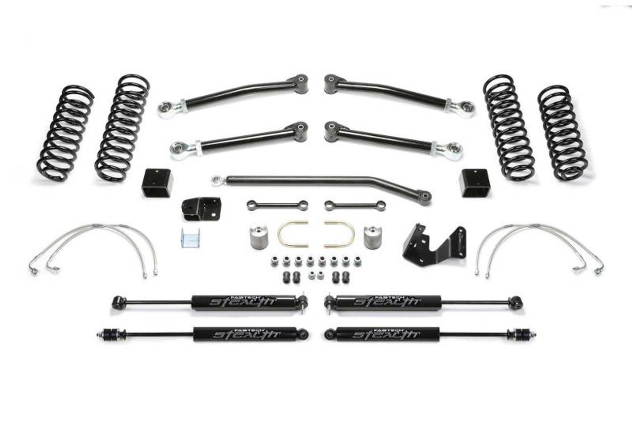 Fabtech 07-18 Jeep JK 2-Door 3in Trail Ii w/Stealth - K4051M