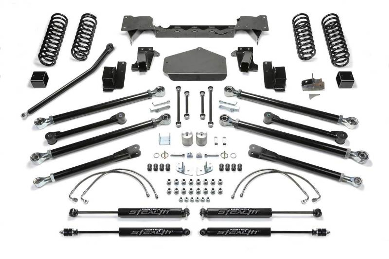 Fabtech 07-18 Jeep JK 2-Door 3in Crawler w/Stealth - K4057M