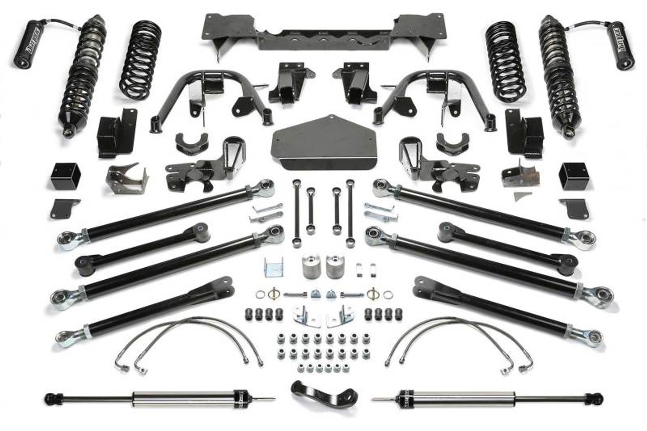 Fabtech 07-18 Jeep JK 4-Door 3in Crawler C/O w/Dlss 2.5 C/O Resi & Rr Dlss - K4065DL