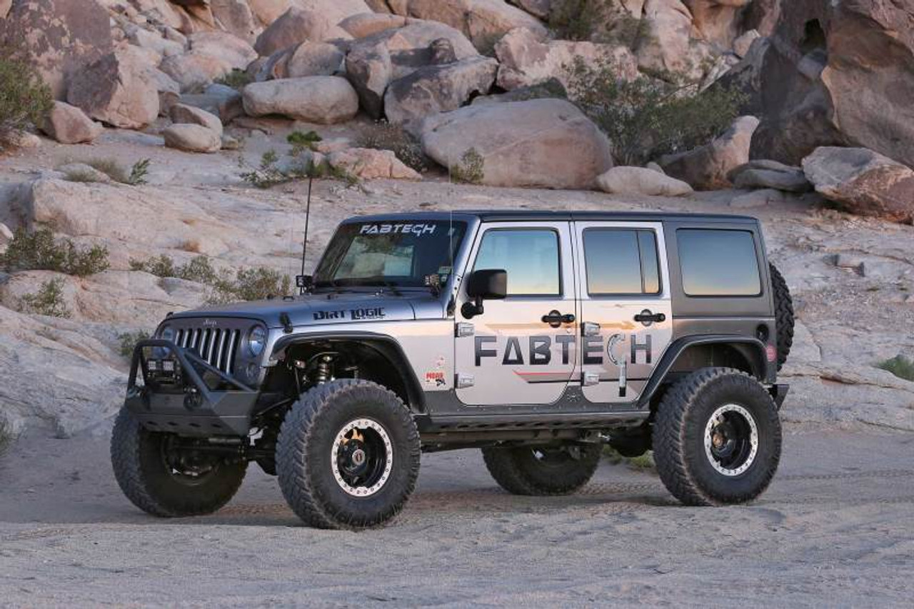 Fabtech 07-18 Jeep JK 4-Door 3in Crawler C/O w/Dlss 2.5 C/O Resi & Rr Dlss - K4065DL