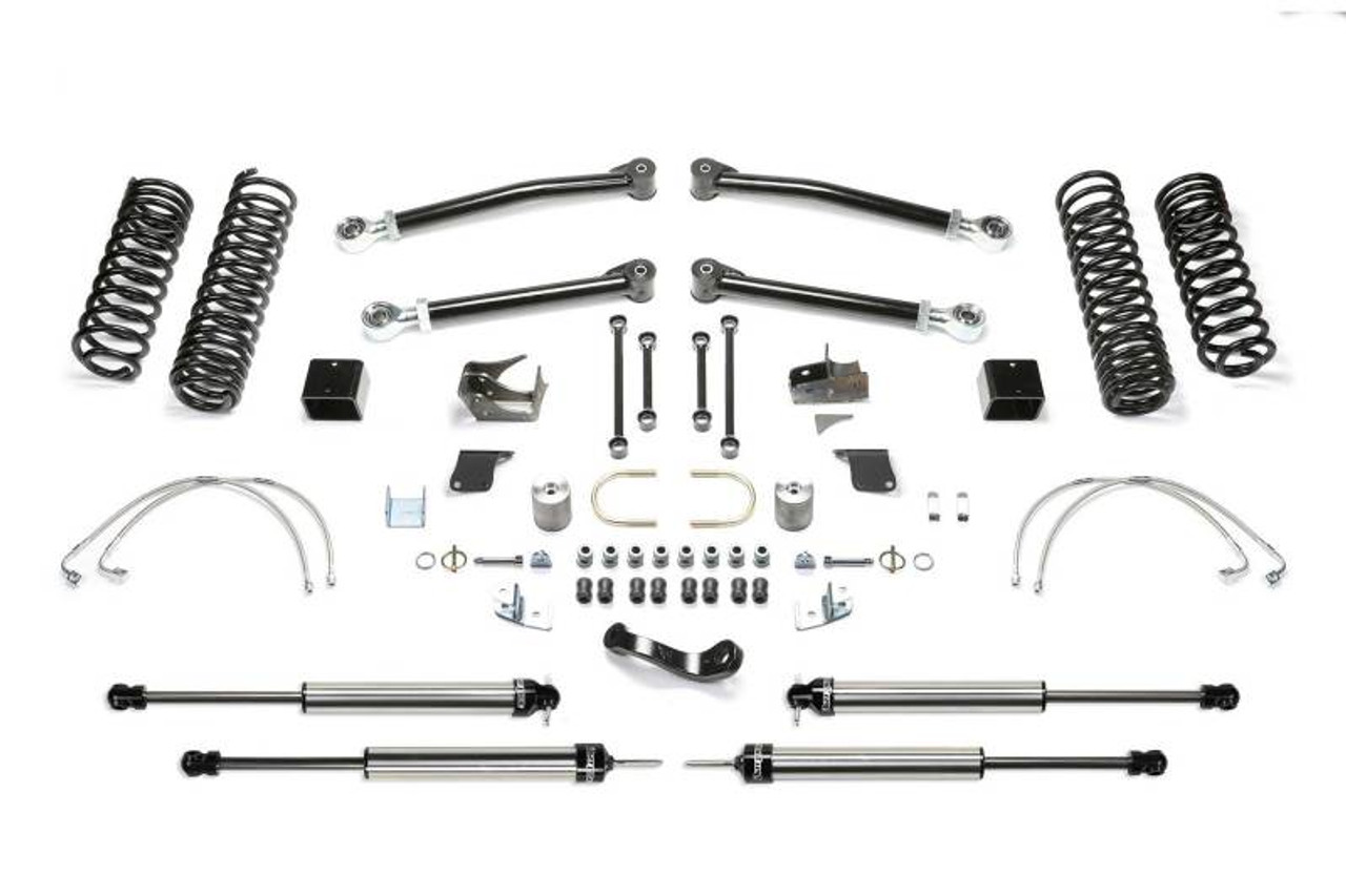 Fabtech 07-18 Jeep JK 2-Door 5in Trail Lt w/Dlss Shks - K4068DL