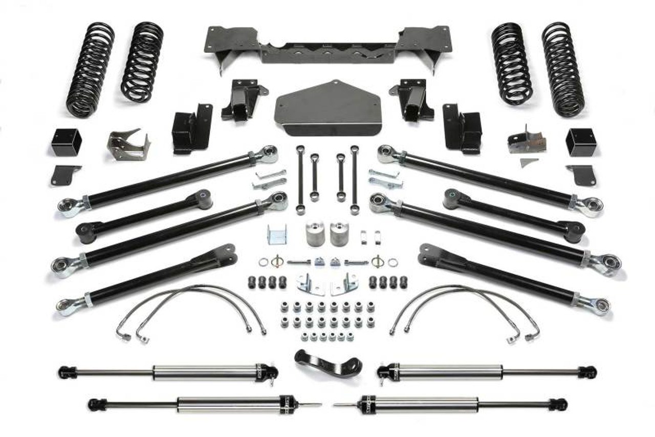 Fabtech 07-18 Jeep JK 4-Door 5in Crawler Lt w/Dlss Shks - K4074DL