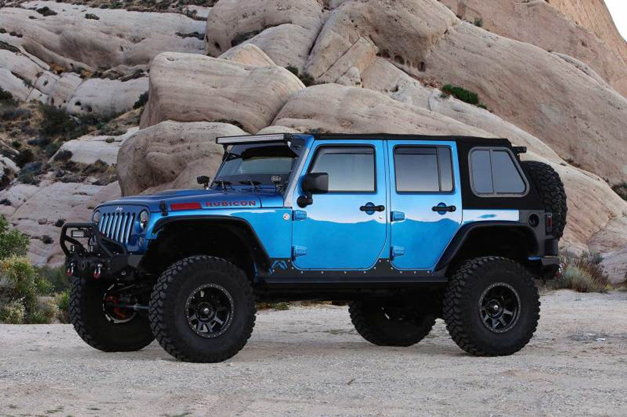 Fabtech 07-18 Jeep JK 4-Door 5in Crawler Lt w/Stealth - K4074M