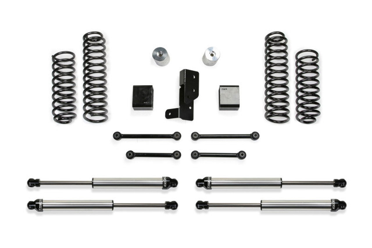 Fabtech 18-21 Jeep JL 4-Door 4WD 3in Sport System w/Dl Shks - K4107DL