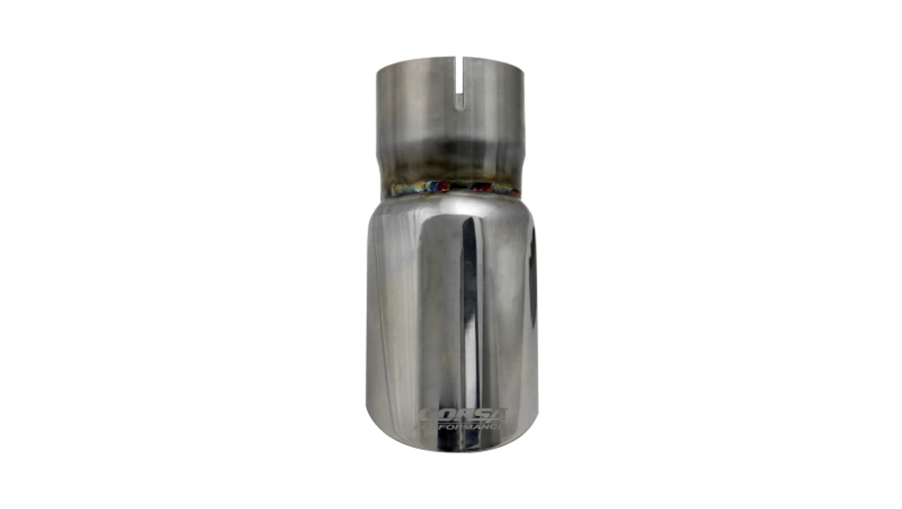 Corsa Single Universal 2.5in Inlet / 3in Outlet Polished Pro-Series Tip Kit - TK001