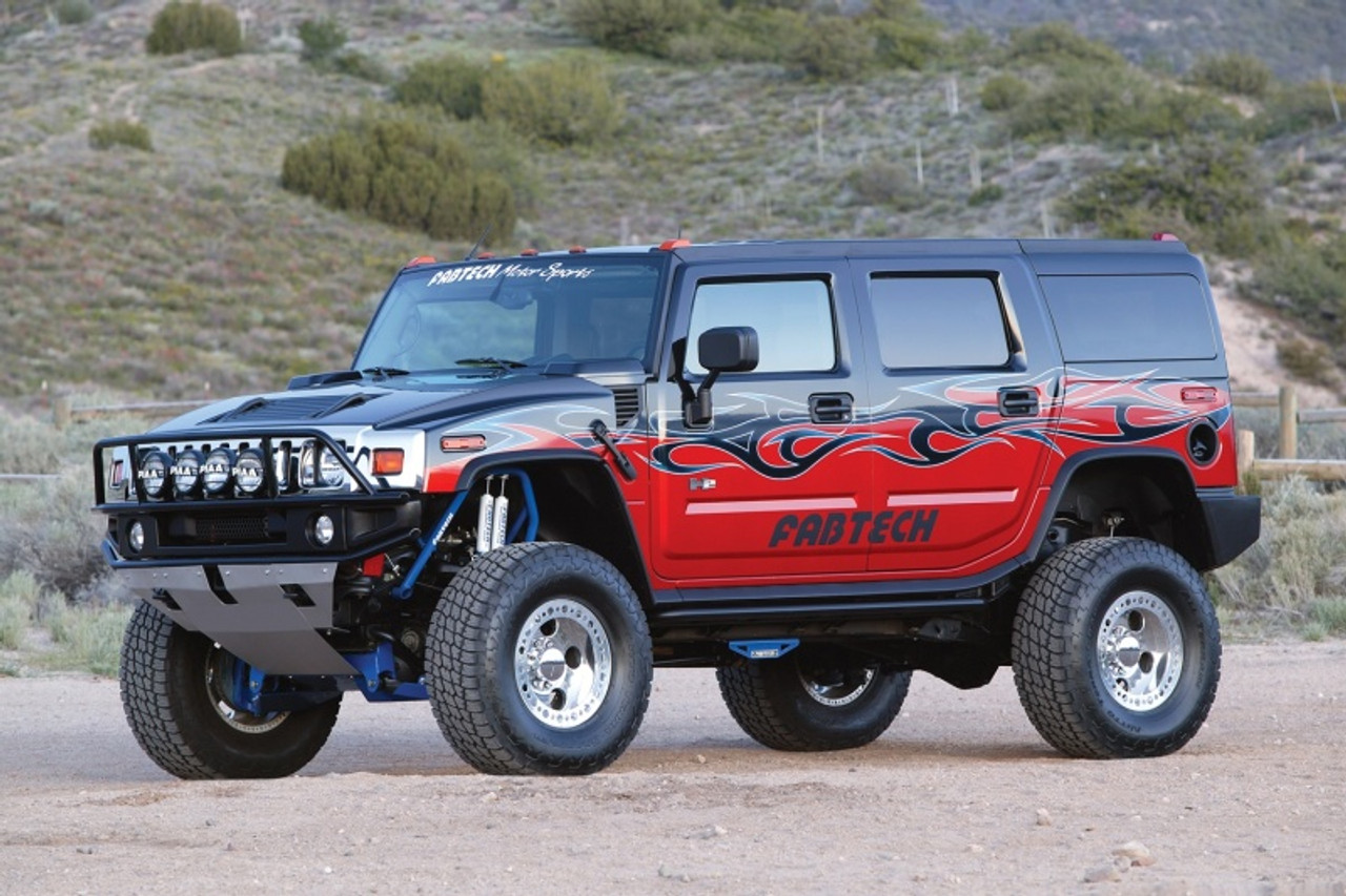 Fabtech 03-08 Hummer H2 Suv/Sut 4WD w/Rr Coil Springs 6in Perf Sys w/Perf Shks - K5000