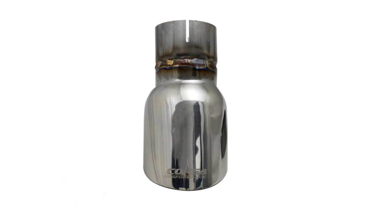 Corsa Single Universal 2.5in Inlet / 3.5in Outlet Polished PVD Pro-Series Tip Kit - TK002