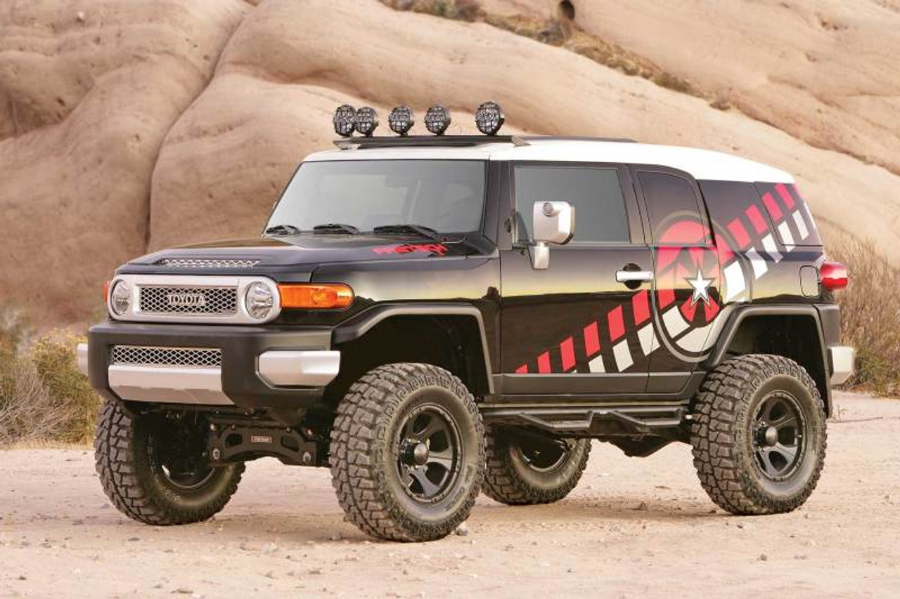 Fabtech 06-09 Toyota FJ 4WD 6in Basic Sys w/Dlss Shks - K7006DL
