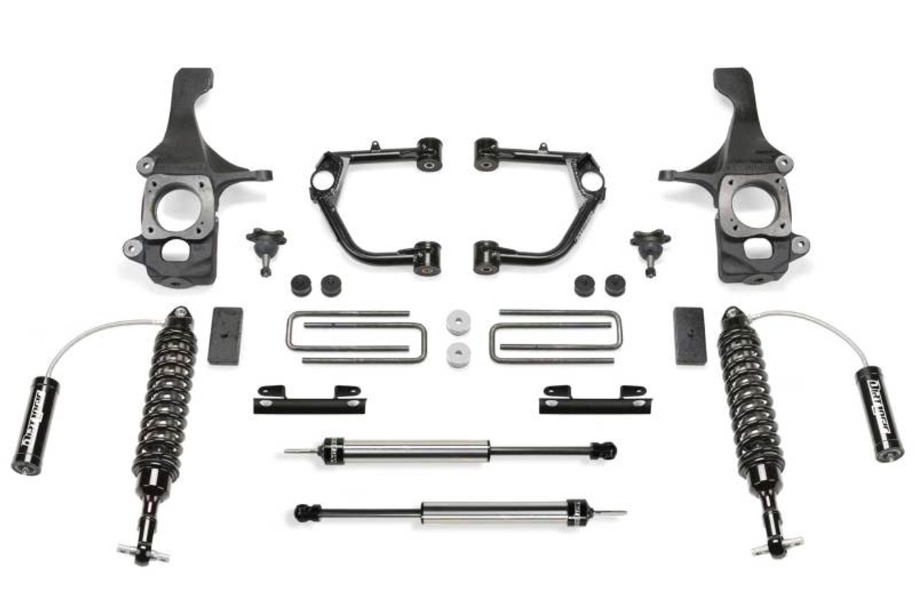 Fabtech 16-21 Toyota Tundra 2WD/4WD 4in UCA Kit w/Bjs & Dlss 2.5C/O Resi & Rr Dlss - K7051DL