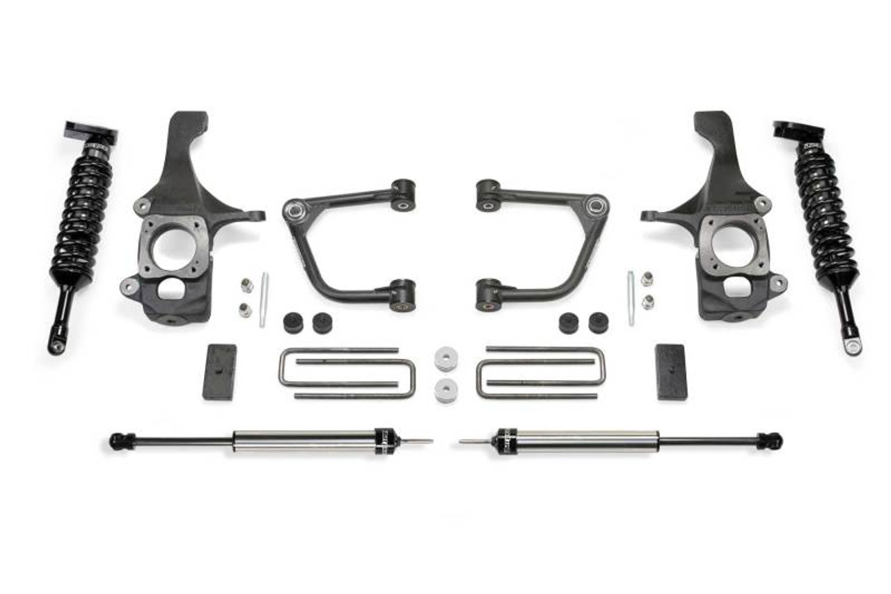 Fabtech 16-21 Toyota Tundra 2WD/4WD 4in UCA Kit w/Uniballs & Dlss 2.5C/O & Rr Dlss - K7052DL