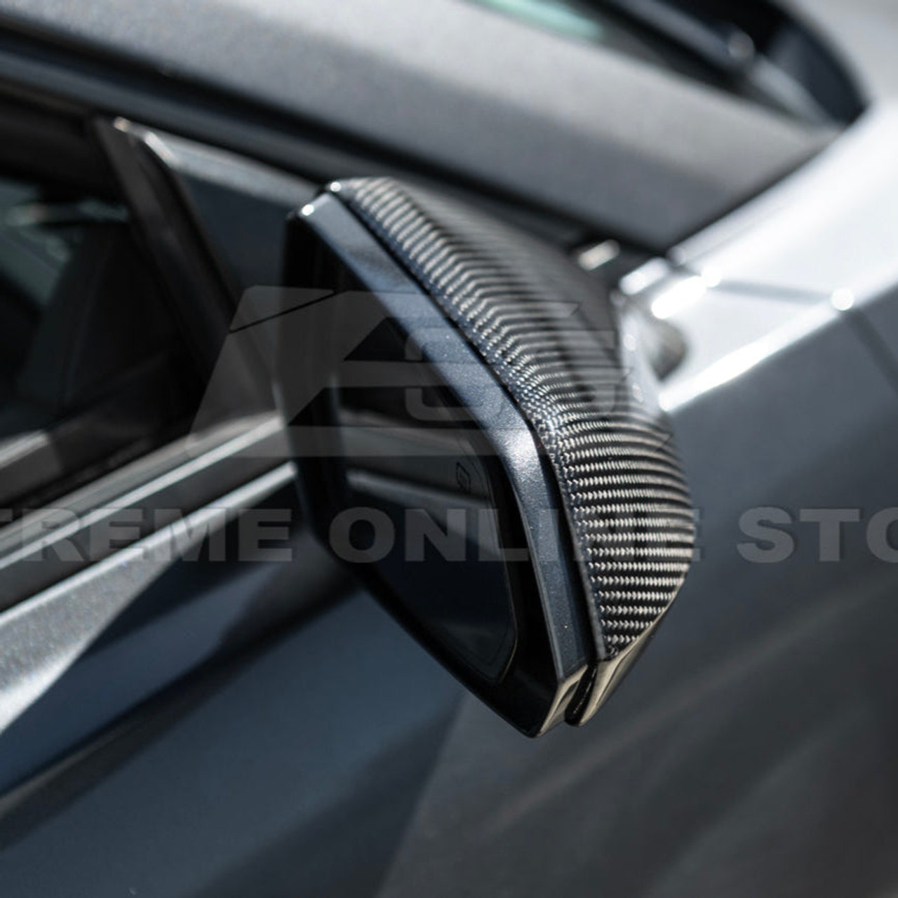 EOS Carbon Fiber Mirror Covers - 10-15 Camaro (VENT-1094-BKCF)