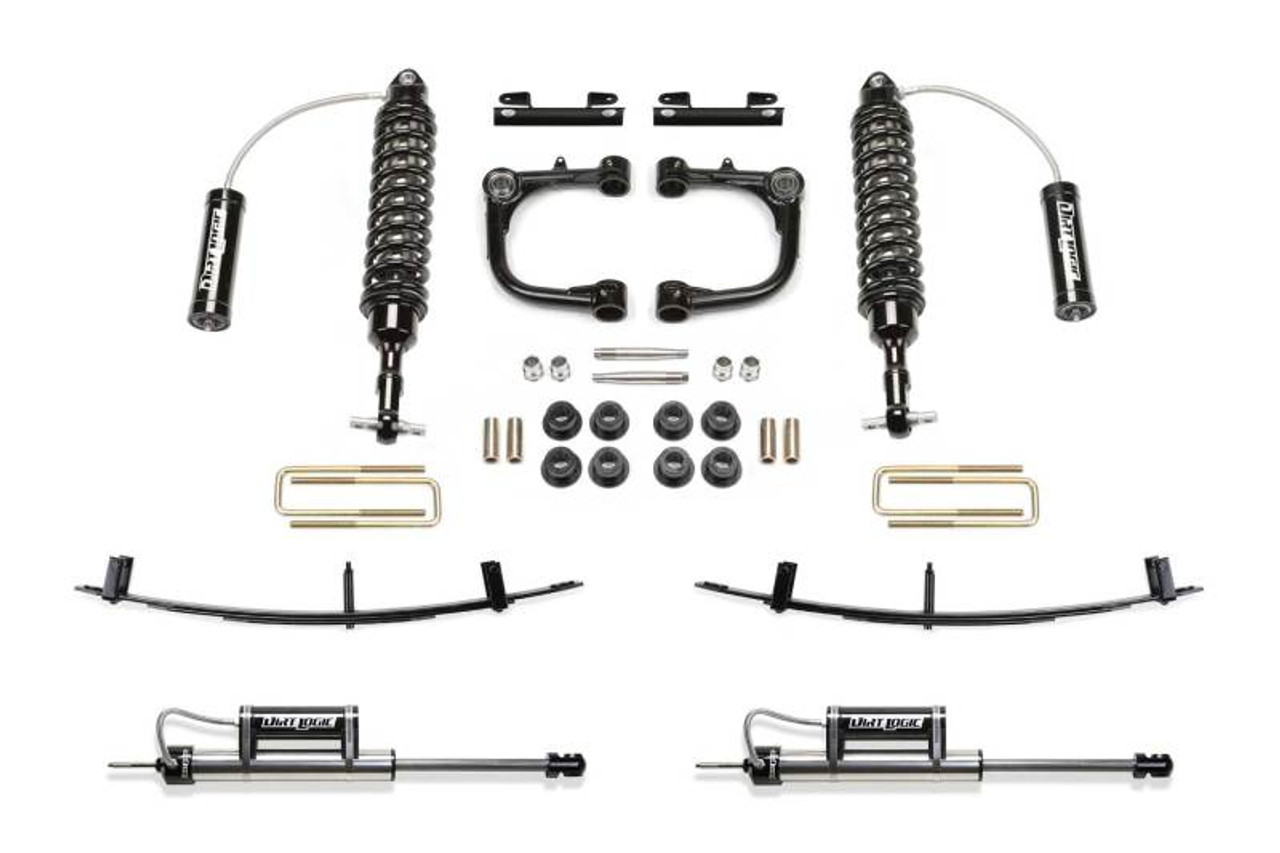 Fabtech 05-14 Toy Tacoma 2WD/4WD 6 Lug 3in UCA Sys w/Dl 2.5 C/O Resi & Rr Dl Resi & Rr Leaf Pack - K7065DL