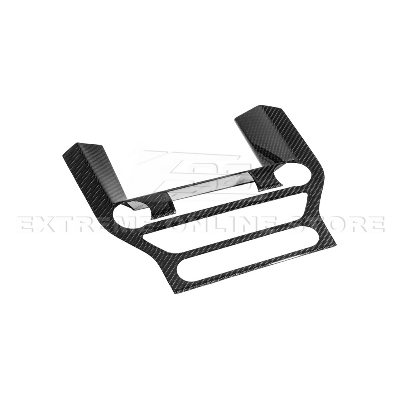 EOS Center Console Carbon Fiber Cover - 15-23 Ford Mustang S550 (VENT-1107-BKCF)