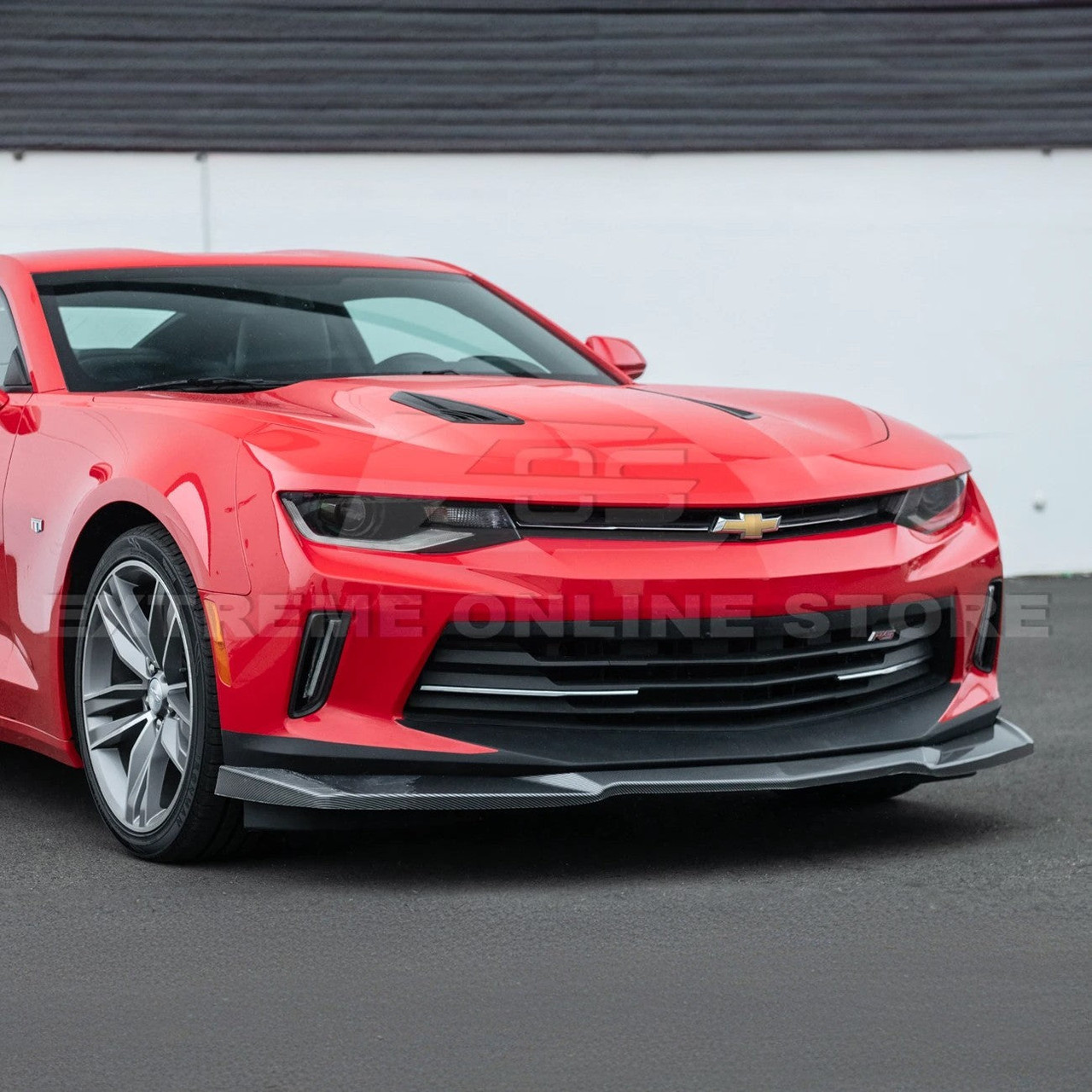 EOS ZL1 Conversion Front Splitter - Hydro-Dip Carbon - 16-18 Camaro