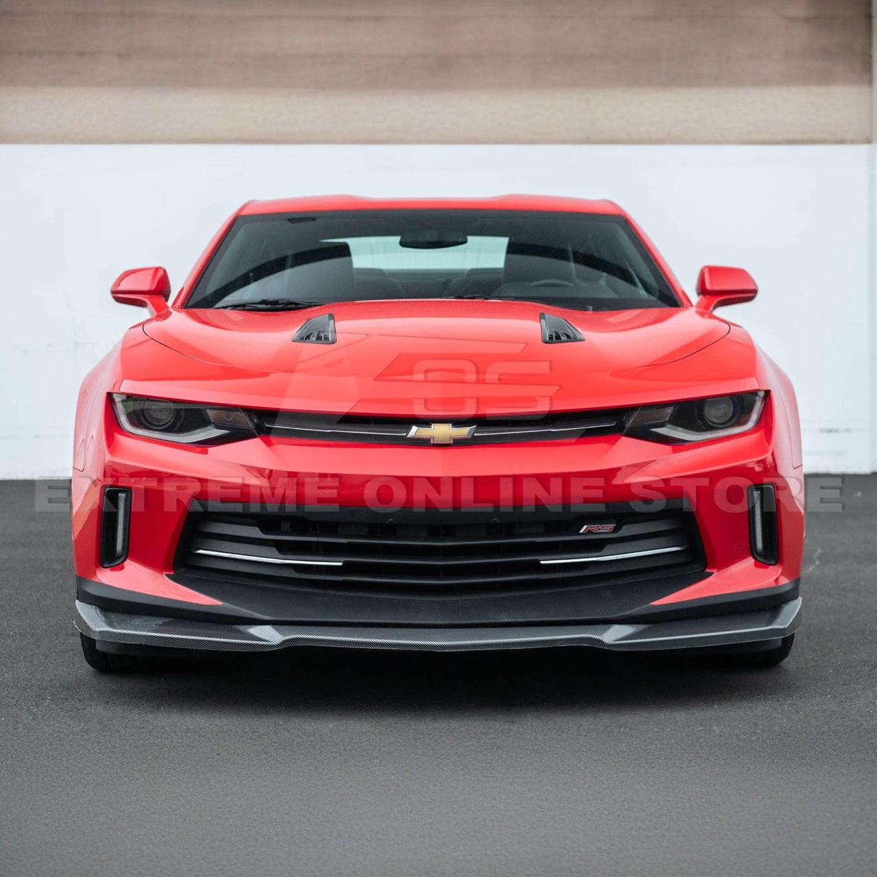 EOS ZL1 Conversion Front Splitter - Hydro-Dip Carbon - 16-18 Camaro (FLIP-337-CFLK)