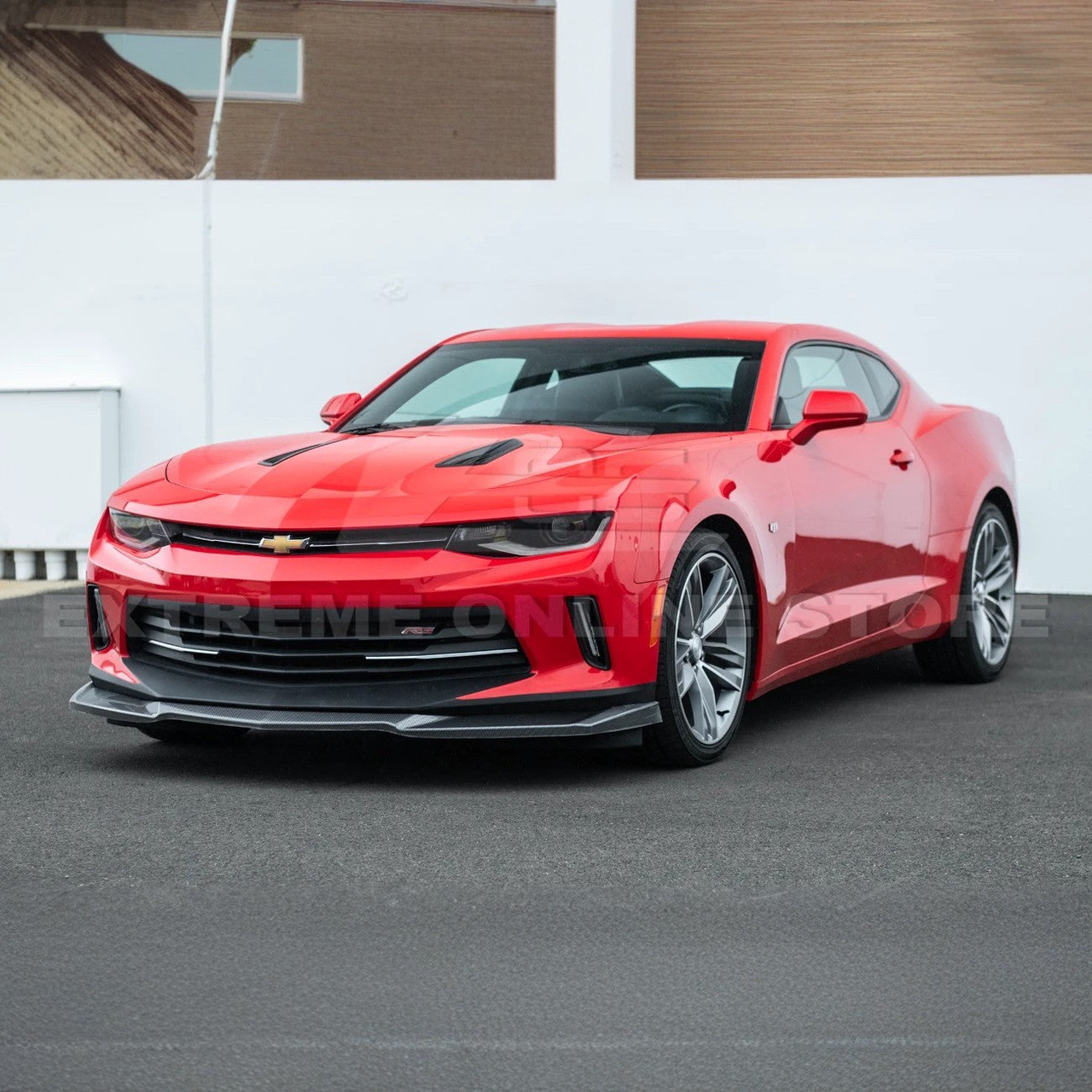 EOS ZL1 Conversion Front Splitter - Hydro-Dip Carbon - 16-18 Camaro (FLIP-337-CFLK)